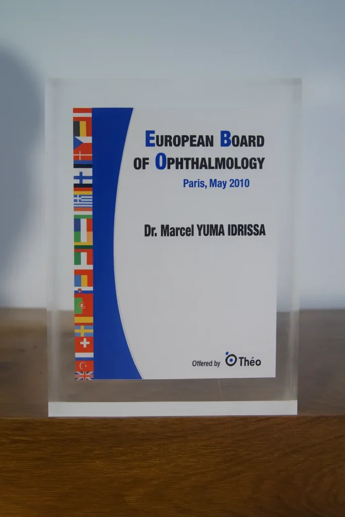 Ophtalmo Mons - certificat EBO